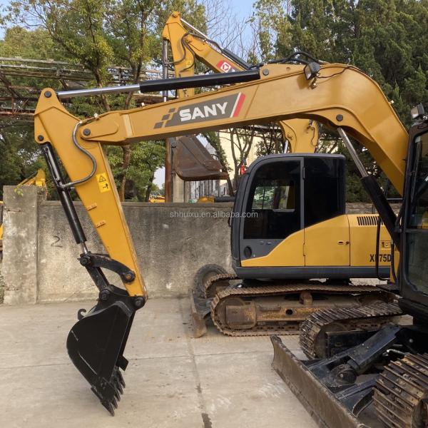 used mideum size excavator used sany 75c/secodn hand sany 75c on sale