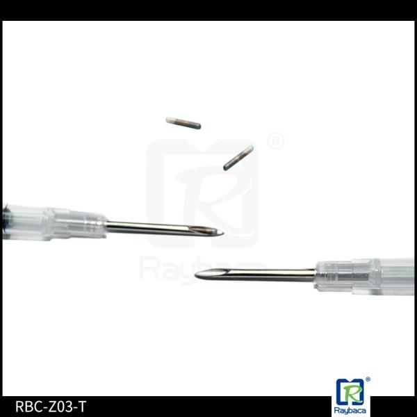 Quality 1.25 X 7mm Microchip Syringe Simple Implantation ID Tag For small animals Rabbit / Donkey for sale