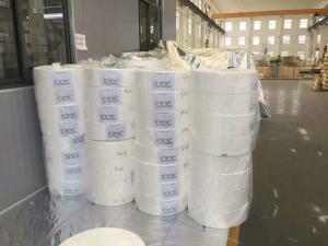 Buy cheap Fast Speed Melt Blown Cloth Machine , Non Woven Making Machine Low Noise white and blue with 2400 spinneret hole product
