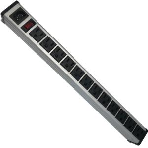 China 5 To 14 12 Outlets Hardwired Power Strip With IEC C14 Input on sale