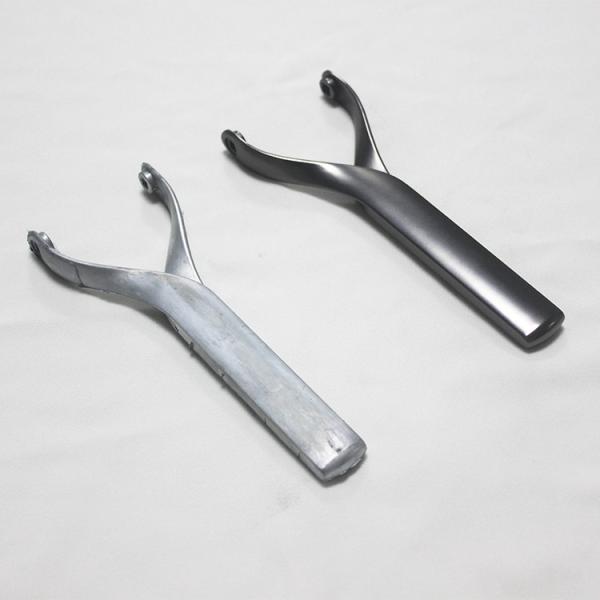 Quality Durable Hand Shank Alloy Aluminum Die Casting , Plating Nickel Zinc Die Casting Part for sale