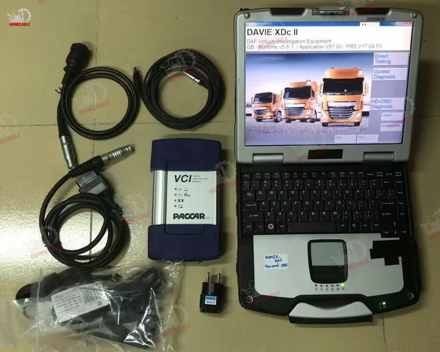 For DAF Truck Diagnostic Tool DAF VCI 560 Davie 5.6.1 Application V95 Diagnostic Tool