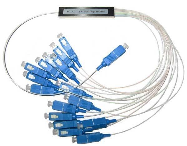 Quality Compact ABS PLC Splitter 1×16 for Passive Optical Network , Fiber Optics Coupler for sale