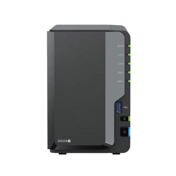 Quality Brand New Networking Storage DS224 2-Bay Diskless NAS with USB Interface 2U Rackmount DiskStation SSD Interface for sale