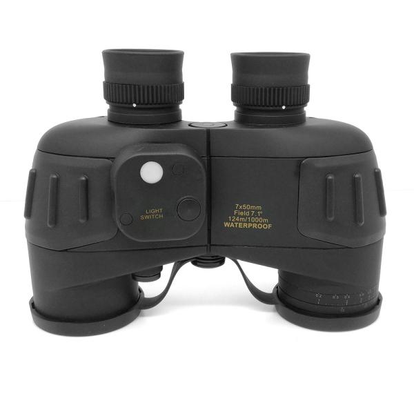 Quality 10x50 12x50 Mobile Phone Telescope Marine Binoculars 7x50mm With Compass for sale