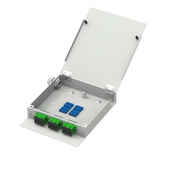 FTTX Direct 12 Cores SC APC Type Fiber Optic FTTH Terminal Box for Network Infrastructure
