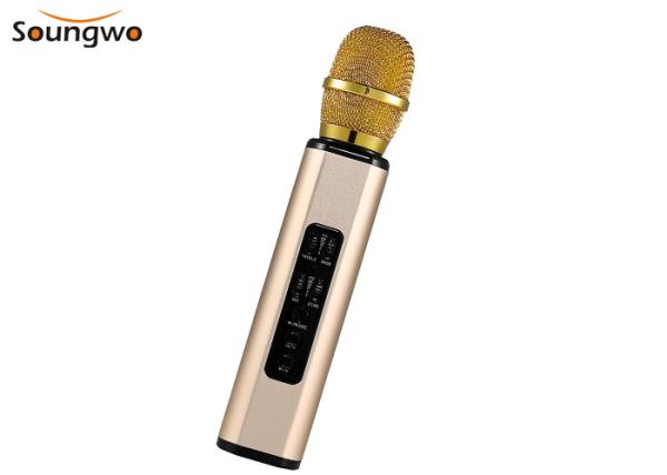 Quality 32GB Micro SD Card Bluetooth Speaker 2000Ah Battery 4 In 1 Karaoke Microphone for sale