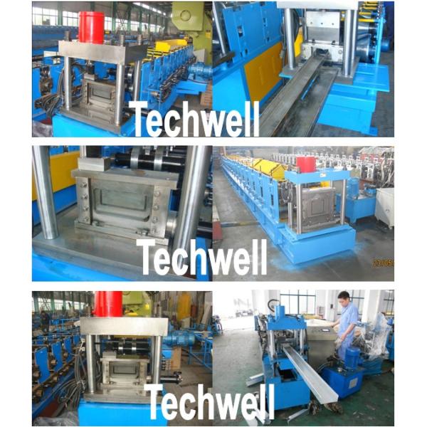 U Section Roll Forming Machine With 12 Forming Station For 1.5 - 3.0mm Thickness