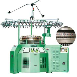 Single Jersey Jacquard Circle Knitting Machine PLC Controlled