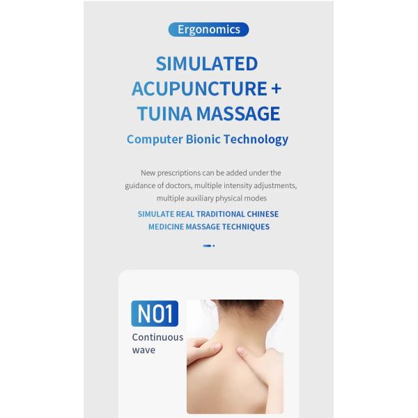 6 Channel Electronic Meridian Acupuncture Needle Output Patch Massager