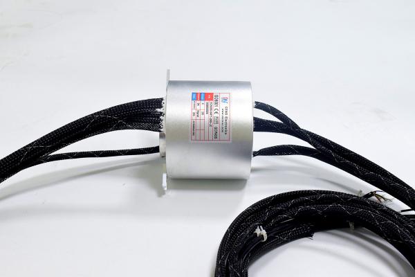 Quality Reliable Antenna Hollow Shaft Slip Ring Transferring Power And Signal for sale