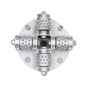 Brazed Alloy Diamond Sleeve Bush Hammer Grinding Roller For Stone Lychee Surface