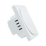 White 2 Gang Smart Switch Remote Control EU Standard With Timer And Countdown