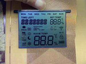 Buy cheap OEM FSTN LCD Display Positive Mode Monochrome Graphic 12 O'clock Viewing Angle For Thermostat product