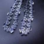 Samples US 10/Piece Semi Chisel Saw Chain for Chainsaws 3/8lp Pitch 1.3mm