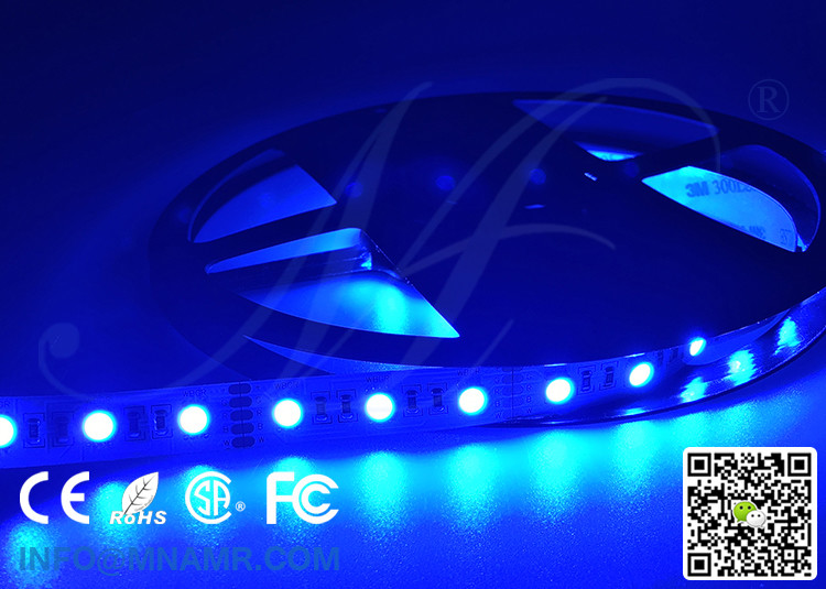 China Supplier 12 Volt 15W 5M/Reel LED Tape Lights RGB CW Under-cabinet Lighting