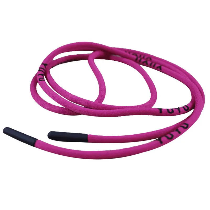 Sublimation Custom Shoelace Round Elastic Laces For Football Boots