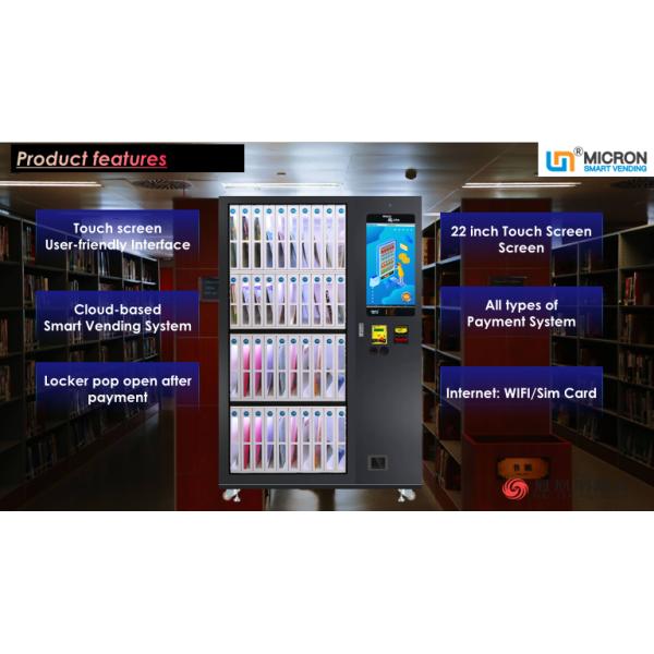 Custom Size Books Vending Machine With Bill Payment System Micron smart vending