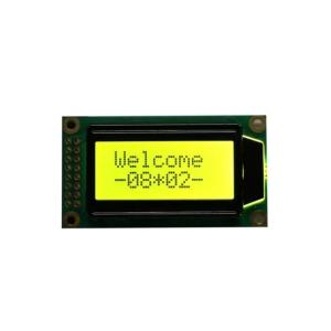 Buy cheap Alphanumeric 8x2 STN Yellow Green Transflective LCD Module RYP0802B-Y product