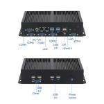 DDR4 Fanless Industrial Mini PC Dual LAN 6COM Intel Core Celeron Series