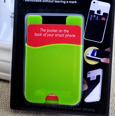 3M Silicone iwallet,Sticky Card Holder for Phone Back