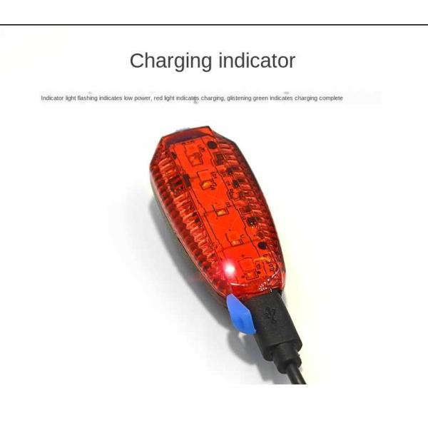 New Arrival Night Safety Alarm Usb Bike Tail Light Headlamp Mountain Bike Taillight
