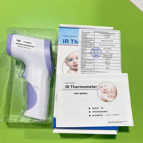 AAA Battery Medical Infrared Forehead Thermometer Non Contact Automatic Shutdown