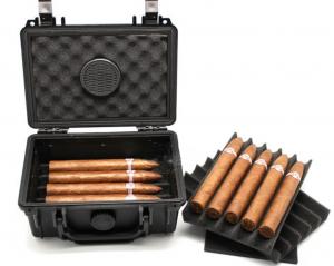Buy cheap Travel Humidor Plastic Cigar Case Waterproof IP67 product