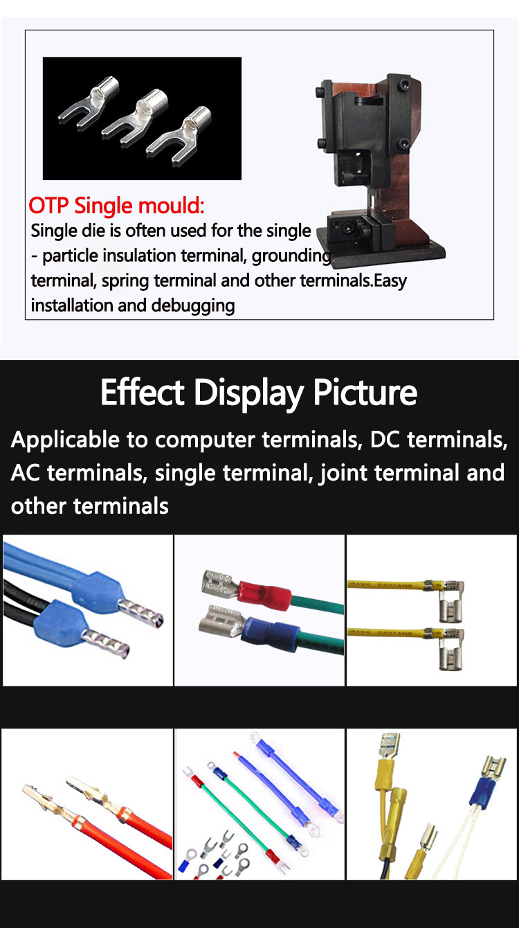 30KN Crimping Capacity Molex Terminal Wire Harness Applicator Machine with Super Mute