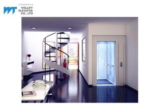 China Low Noise Residential Home Elevators With UPS Power Failure Emergency Leveling on sale