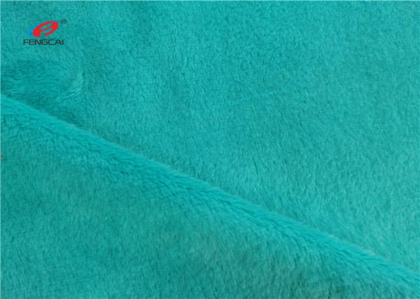 Quality 100% Polyester Polyester Minky Fabric Super Soft Velboa Knitted for sale