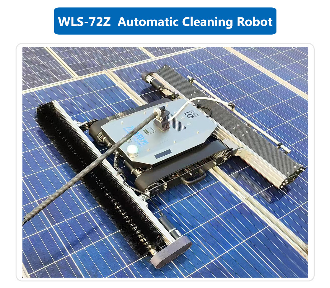 High-Quality Industrial Design Solar Panel Cleaning Robot with Advanced Solar Panel Cleaning System