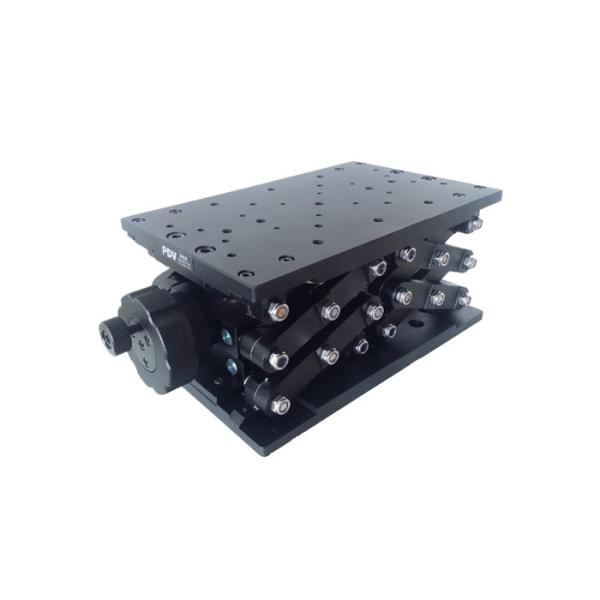 Quality 140mm×220mm Height Adjustable Z Axis Table Black Anodized for sale