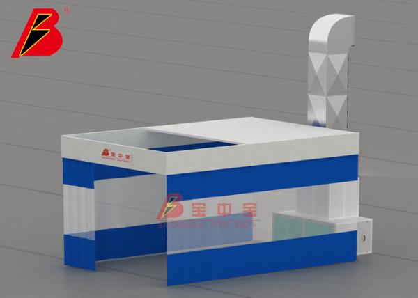 Quality CE Sanding Room 6.4m Paint Prep Station With Curtain for sale
