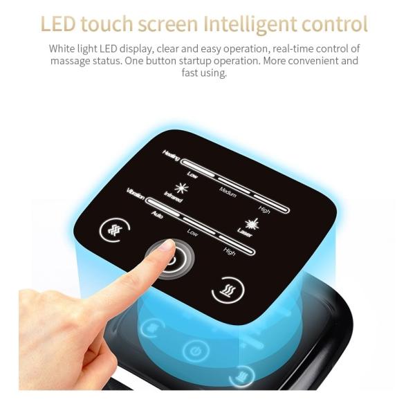 Rechargeable Heated Vibration Knee Massager Arthritis Knee Infrared Therapy 3000mAh