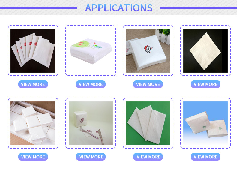 W fold napkin tissue paper making machine in China factory