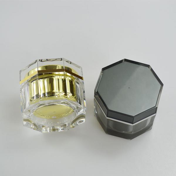 150 ML Capacity Acrylic Skin Care Container Irregular Shape Jar Plastic Container OEM/ODM