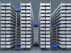 Buy cheap 3.5m Shelves Automated Warehousing System CTU Robot Load / Unload Speed 25 - 30 Cartons/Hour product