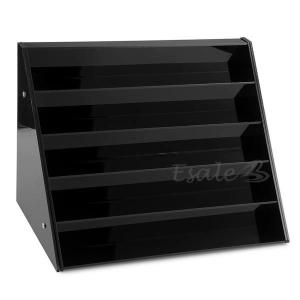 Buy cheap Acrylic 5-Tier Ink Nail Polish Display Stand Rack Organizer Holder Black product