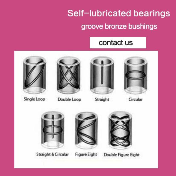 High Tolerance CNC Centrifugal Casting C86300 Bronze Plain Bushing With Oil Groove Bearing Bush