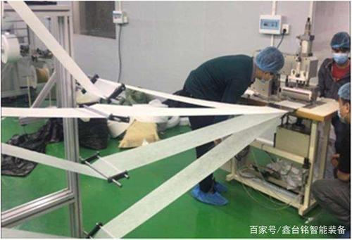 Quick Automatic Face Mask Making Machine , Large Surgical Face Mask Making
