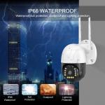 Wi-Fi/5G Smart Monitor Camera R L 350 Degrees/Up And Down 90 Degrees Remote