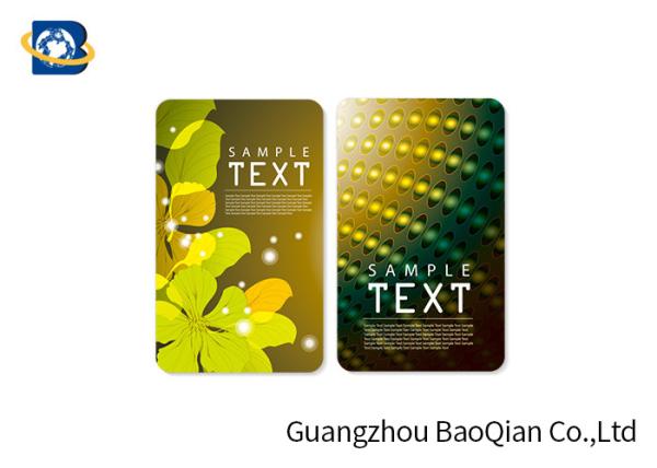 Quality VIP Card Lenticular Card Printing PET / PP Material 3D Lenticular Flip Effect for sale