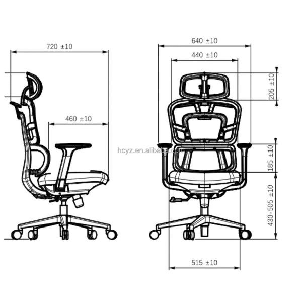 Adjustable Backrest High Back Mesh Office Chair for Modern Swivel Revolving Manager