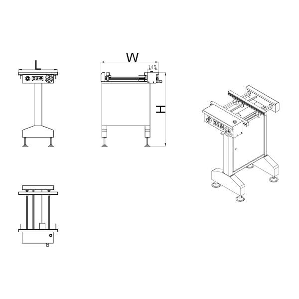 500mm PCB Conveyor SMT Handling Equipment Link Conveyor PLC Control System