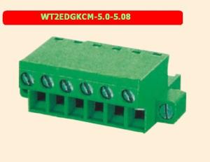 Buy cheap 300v 8a Pcb Terminal Connector 2P-24P Power Terminal Block Pluggable Type product