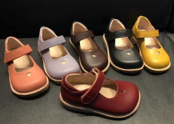 Quality First Layer Cowhide Stylish Kids Shoes for sale