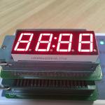 Super Red Digital Clock Led Display 0.56" 4 Digit 80-100mcd Lumious Intensity