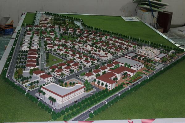 Quality 4 * 2M Small House 3D Model With Warm Led Light Not - Fade Paint Color for sale