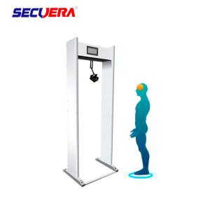 Door Frame Walk Through Metal Detector  Temperature Measurment For Supermarkets